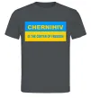 Мужская футболка Chernihiv center of freedom Графит фото