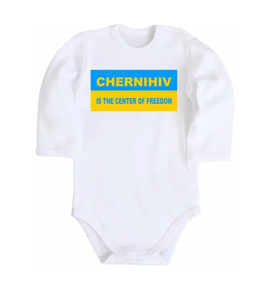 Дитячий бодік Chernihiv center of freedom Білий фото