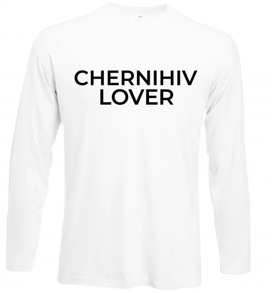Лонгслів Chernihiv lover Білий фото