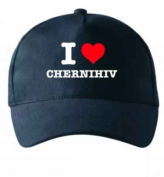 Кепка I love Chernihiv Темно-синий фото