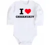 Детский боди I love Chernihiv Белый Детский боди I love Chernihiv Белый фото