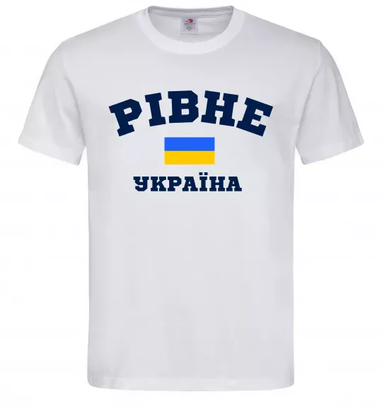 Мужская футболка Рівне Україна Белый фото