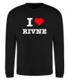 Світшот I love Rivne Чорний Світшот I love Rivne Чорний фото