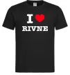Мужская футболка I love Rivne Черный фото