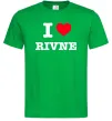 Мужская футболка I love Rivne Зеленый фото
