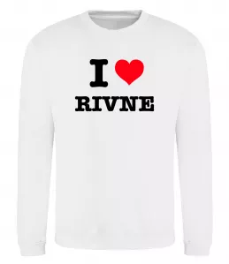 Свитшот I love Rivne Белый фото