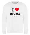 Світшот I love Rivne Білий Світшот I love Rivne Білий фото