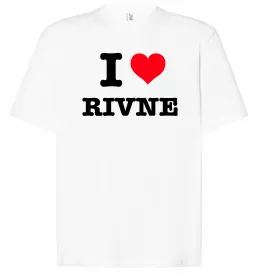Футболка Оверсайз Rivne Ukraine Белый фото