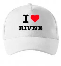 Кепка I love Rivne Белый фото