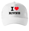 Кепка I love Rivne Білий фото