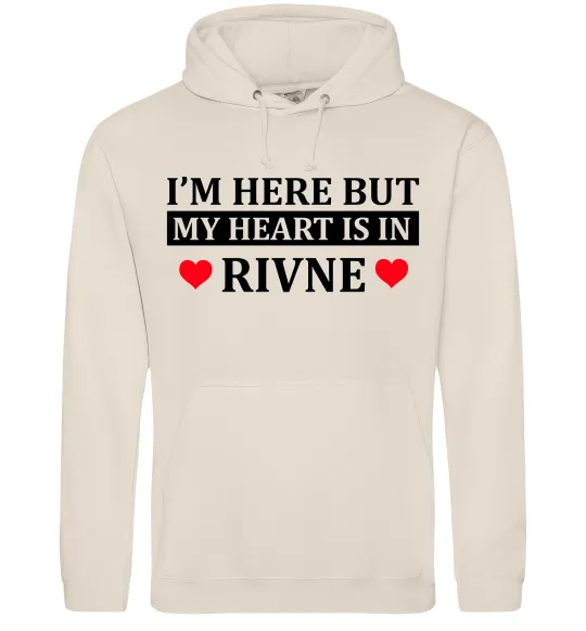 Мужская толстовка (худи) My heart in Rivne Таш фото