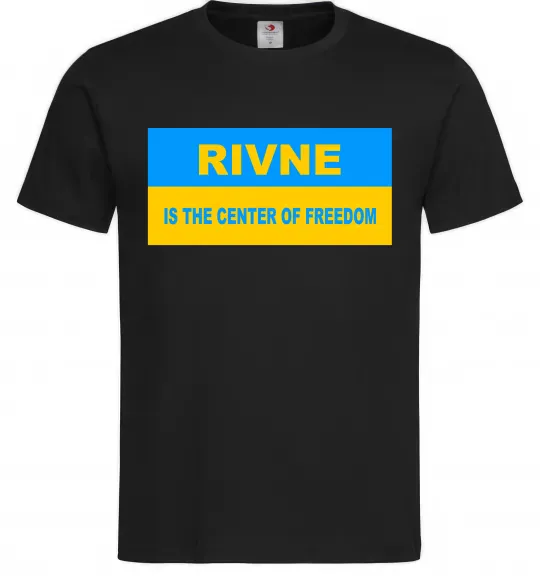 Мужская футболка Rivne center of freedom Черный фото