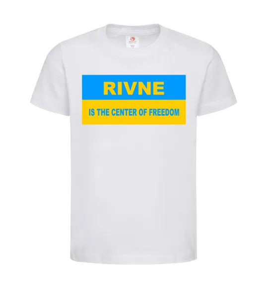 Детская футболка Rivne center of freedom Белый фото