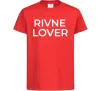 Детская футболка Rivne lover Красный фото