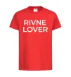Дитяча футболка Rivne lover Червоний фото
