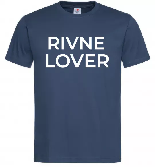 Мужская футболка Rivne lover Темно-синий фото