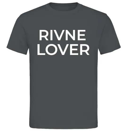 Мужская футболка Rivne lover Графит фото