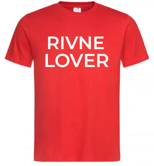 Мужская футболка Rivne lover Красный фото