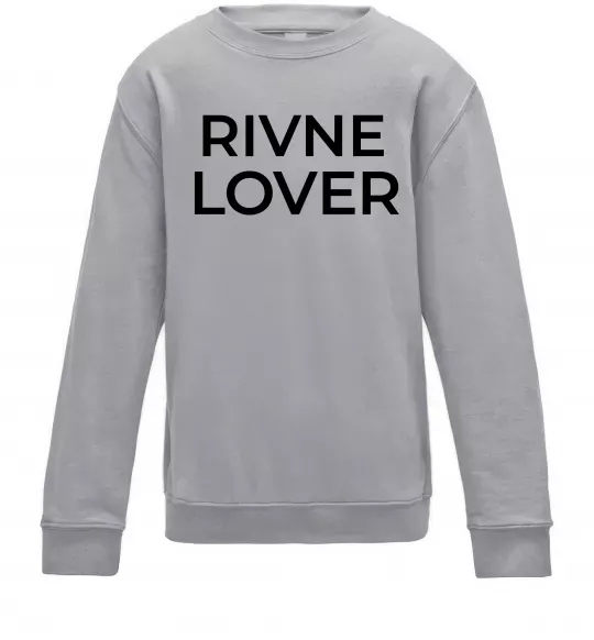 Дитячий світшот Rivne lover Сірий меланж фото