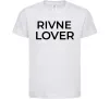 Детская футболка Rivne lover Белый фото