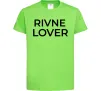 Детская футболка Rivne lover Лаймовый фото