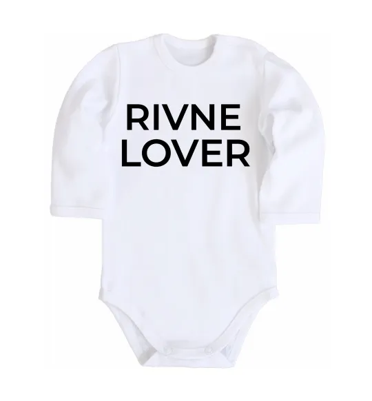 Детский боди Rivne lover Белый фото