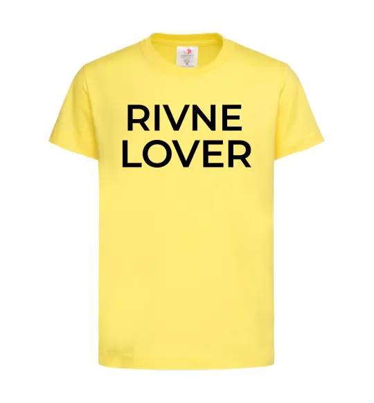 Дитяча футболка Rivne lover Лимонний фото