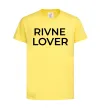 Дитяча футболка Rivne lover Лимонний фото
