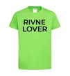 Дитяча футболка Rivne lover Лаймовий фото