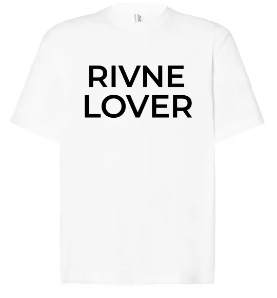 Футболка Оверсайз Rivne lover Белый фото