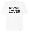 Футболка Оверсайз Rivne lover Белый фото