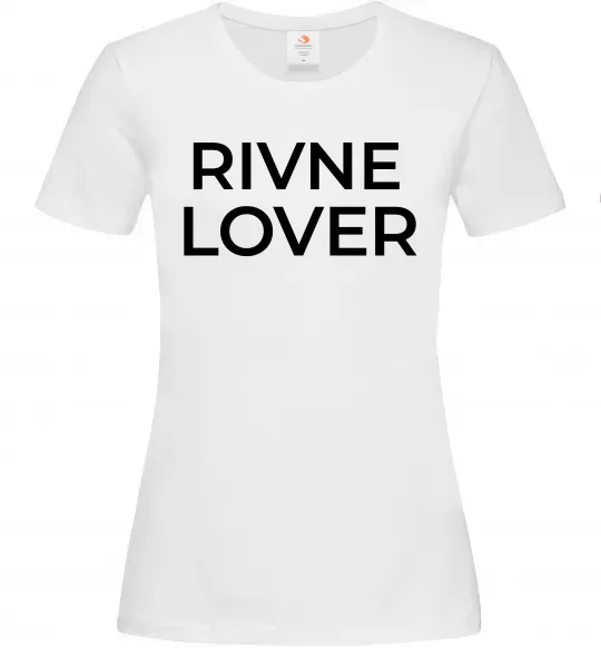 Женская футболка Rivne lover Белый фото
