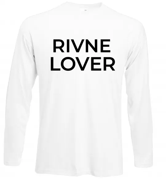 Лонгслив Rivne lover Белый фото