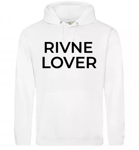 Чоловіча толстовка (худі) Rivne lover Білий фото