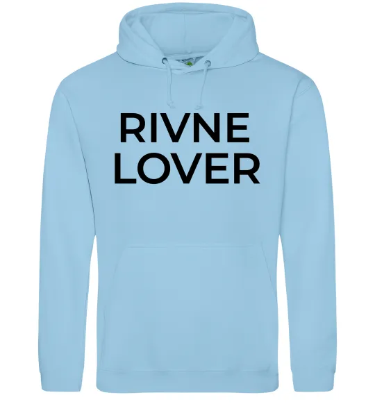 Чоловіча толстовка (худі) Rivne lover Блакитний фото