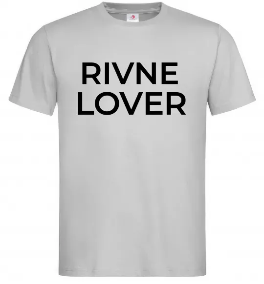 Мужская футболка Rivne lover Серый фото