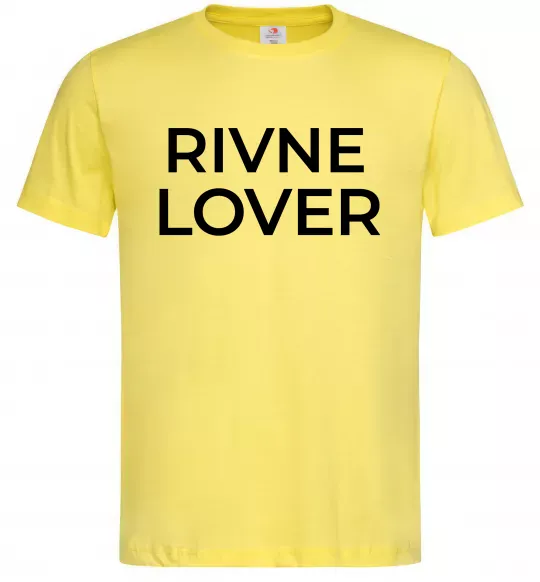 Мужская футболка Rivne lover Лимонный фото