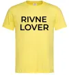 Мужская футболка Rivne lover Лимонный фото