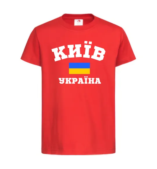 Детская футболка Київ Україна Красный фото