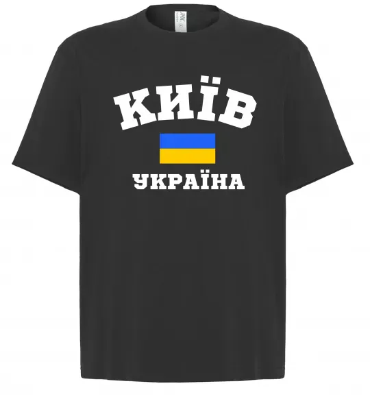 Футболка Оверсайз Київ Україна Черный фото