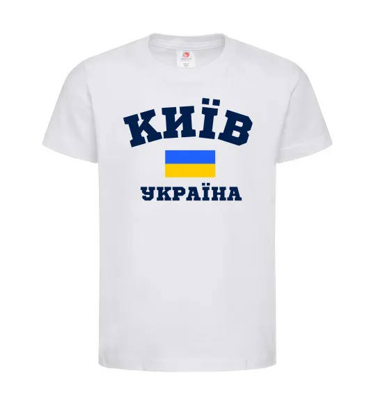 Детская футболка Київ Україна Белый фото
