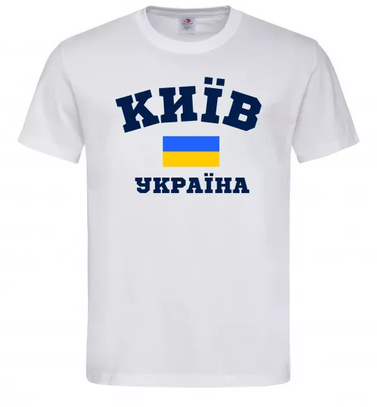 Мужская футболка Київ Україна Белый фото