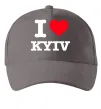 Кепка I love Kyiv Серый фото