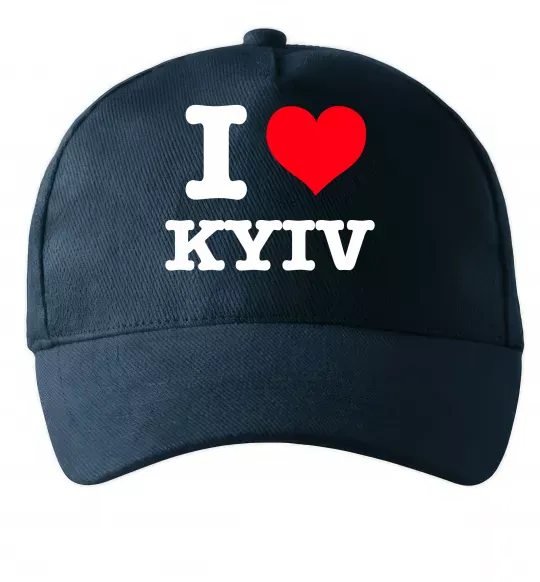 Кепка I love Kyiv Темно-синій фото
