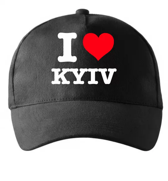 Кепка I love Kyiv Чорний фото