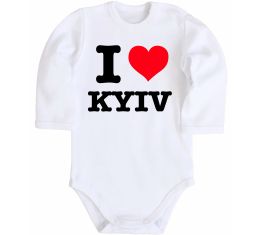 Дитячий бодік I love Kyiv Дитячий бодік I love Kyiv