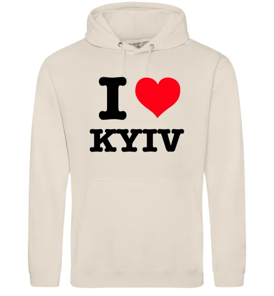 Женская толстовка (худи) I love Kyiv Таш фото