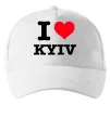 Кепка I love Kyiv Білий фото