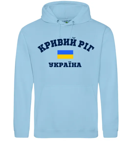 Женская толстовка (худи) Кривий Ріг Україна Голубой фото