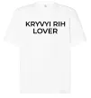 Футболка Оверсайз Kryvyi Rih lover Белый фото
